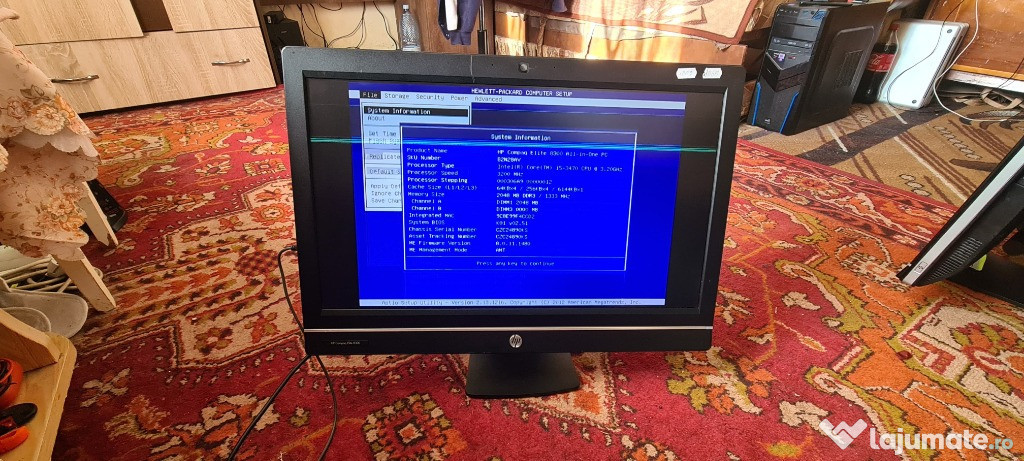 Dezmembrez AllInOne Hp Elite 8300,placa baza functionala
