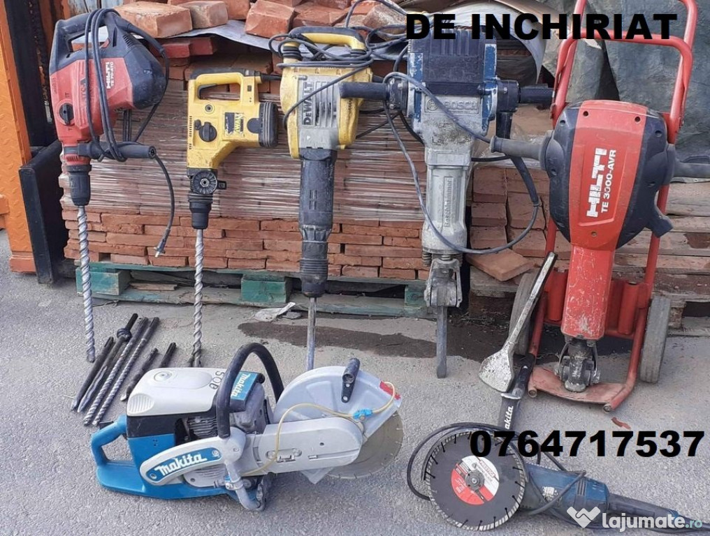 Picamer demolator,compactor,schela metalica,scule