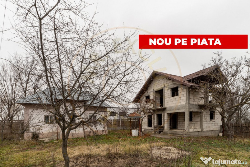 Cămin primitor la tara-casa veche locuibila + casa noua in