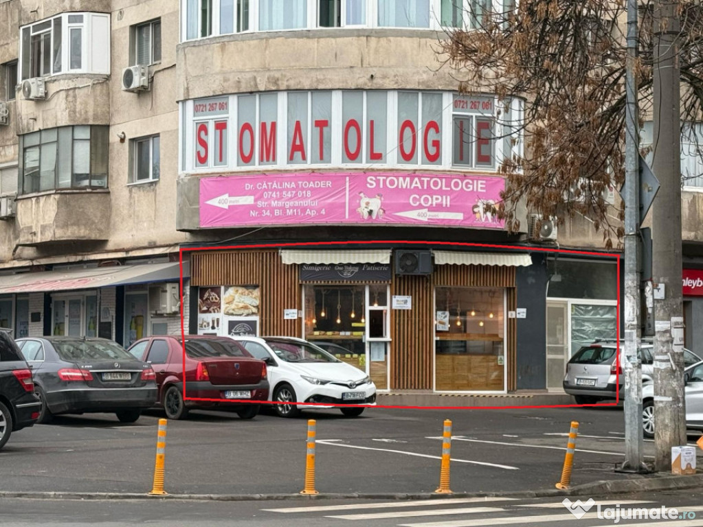 Spatiu comercial stradal, cu VAD, in Margeanului colt cu Buz