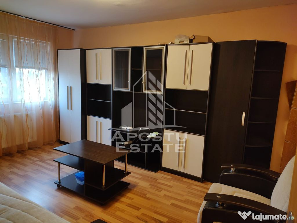 Apartament cu 1 camera, centrala proprie, zona Bulevardul...