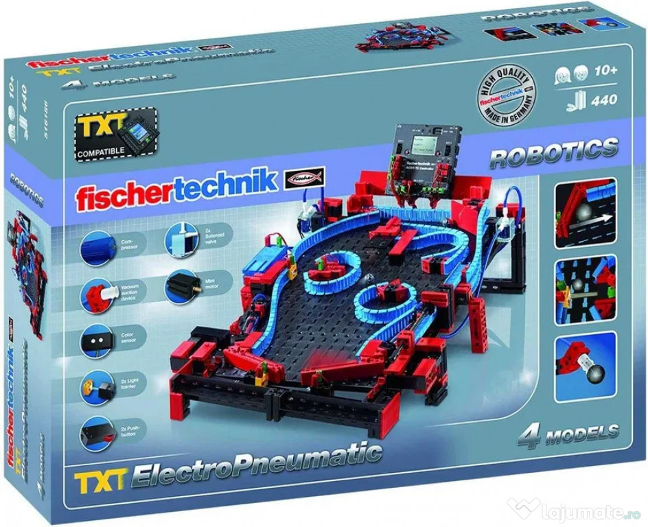 Pinball / Flipper Fischertechnik ROBO TX ElectroPneumatic set computer