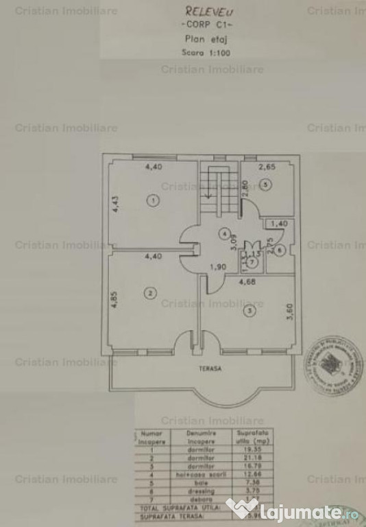 Casa 7 camere , St 169 mp ,caramida P 2, zona Centrala