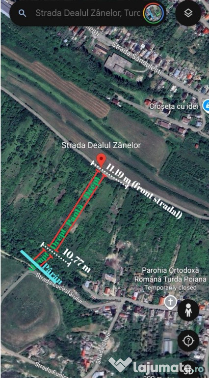 Teren intravilan 2691 mp – Turda, Dealul Zânelor | Acces dublu |