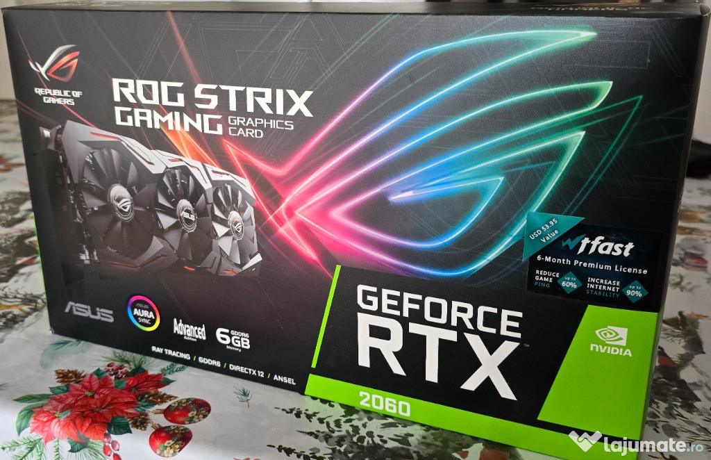 Placa video Asus ROG Strix GeForce RTX™ 2060 Advanced, 6GB [FullBox]