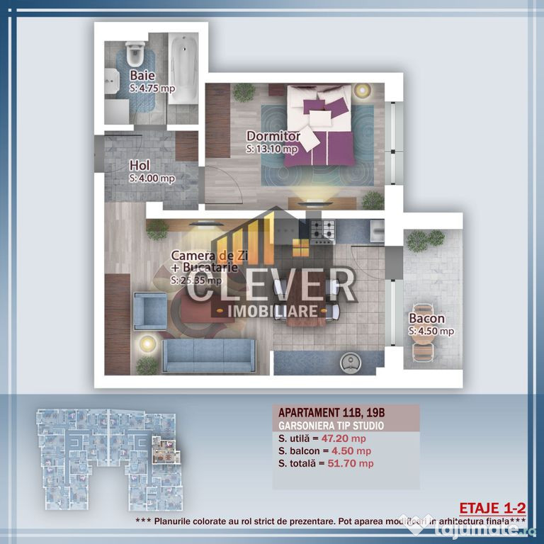 Theodor Pallady Metrou Nicolae Teclu-Apartament 2 camere