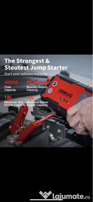 Jumpstarter puternic Gooloo GT4000