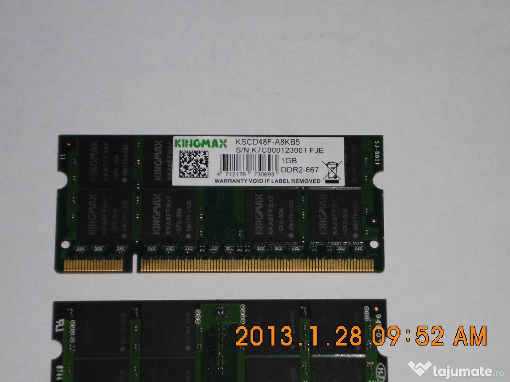 Memorie - memorii LAPTOP - NOTEBOOK - ram , rami , ddr1 , ddr2 , ddr3