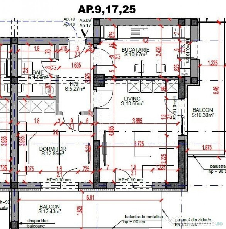 2 Camere Ideal Familie -Incalzire in Pardoseala /Credit Ipot