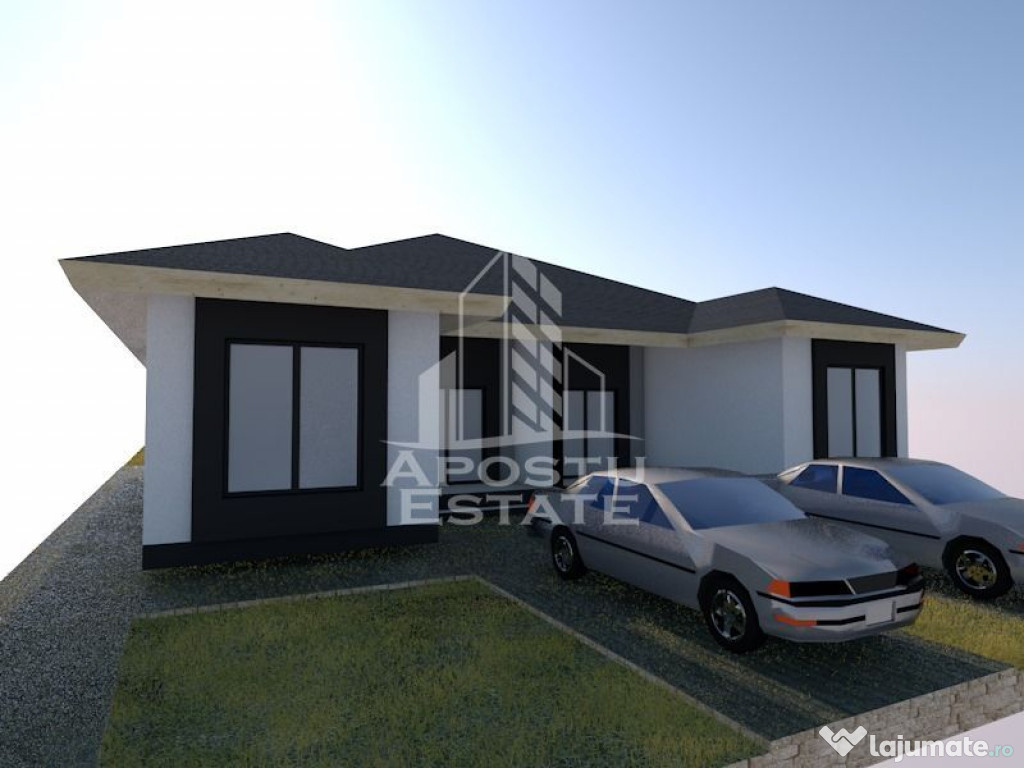 Duplex pe parter cu 4 camere, in Sanandrei.