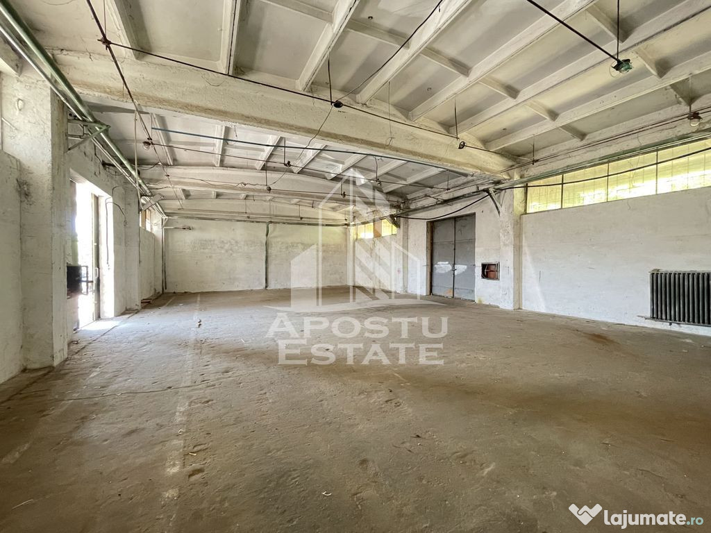 Hala depozitare sau productie cu rampa beton, 280 mp, Zon...