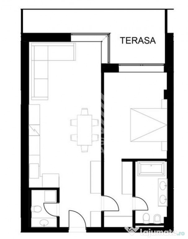 Apartamente cu 2 camere si 2 bai, intre 62 si 109 mp, Zon...