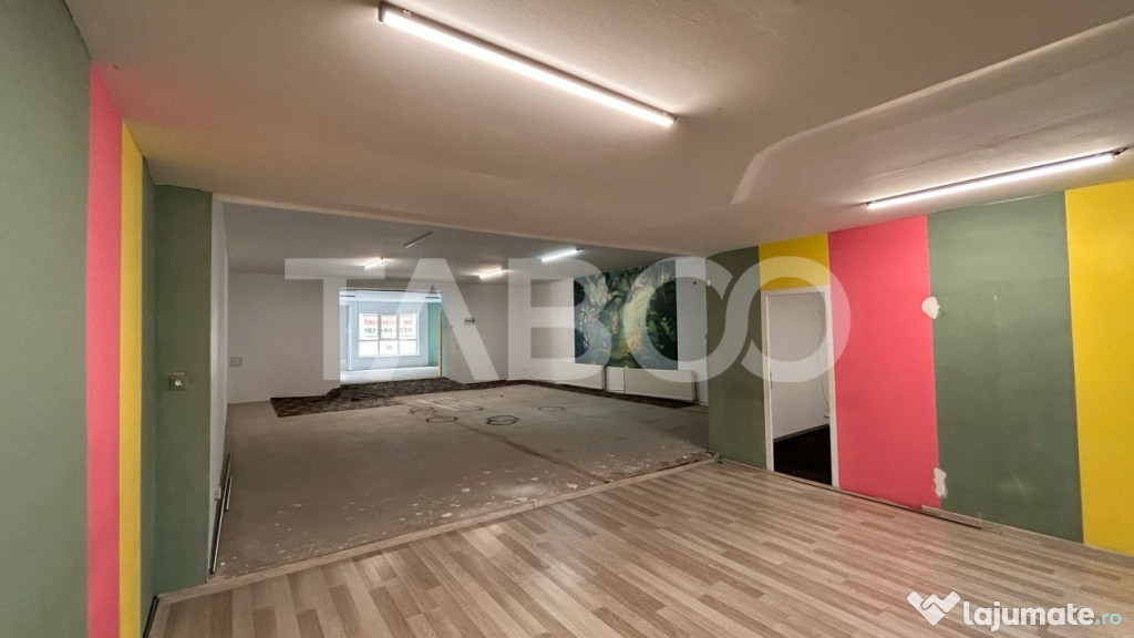Spatiu comercial de inchiriat cu 190 mpu 5 incaperi in zona
