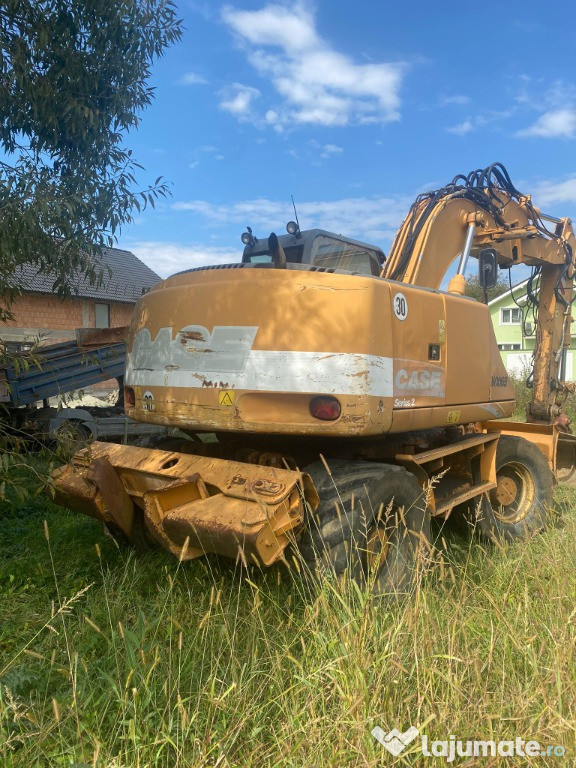 Excavator pe Roți CASE WX165 • 18T • An 2008 • 6800h • Stare Excelentă