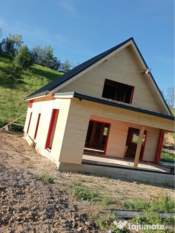 Realizăm case cabane lemn modulare
