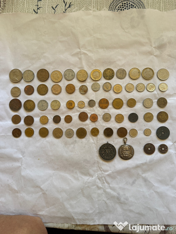 Colectie monede romanesti si straine