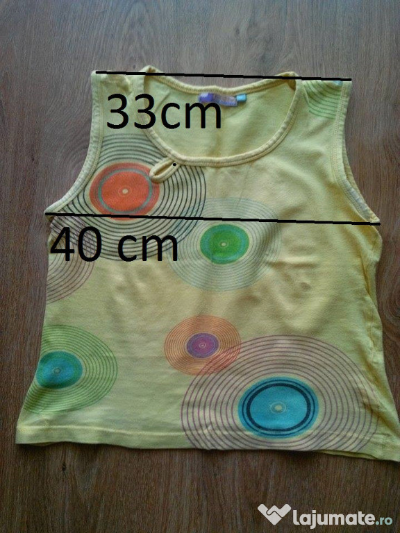 Top galben dama - M