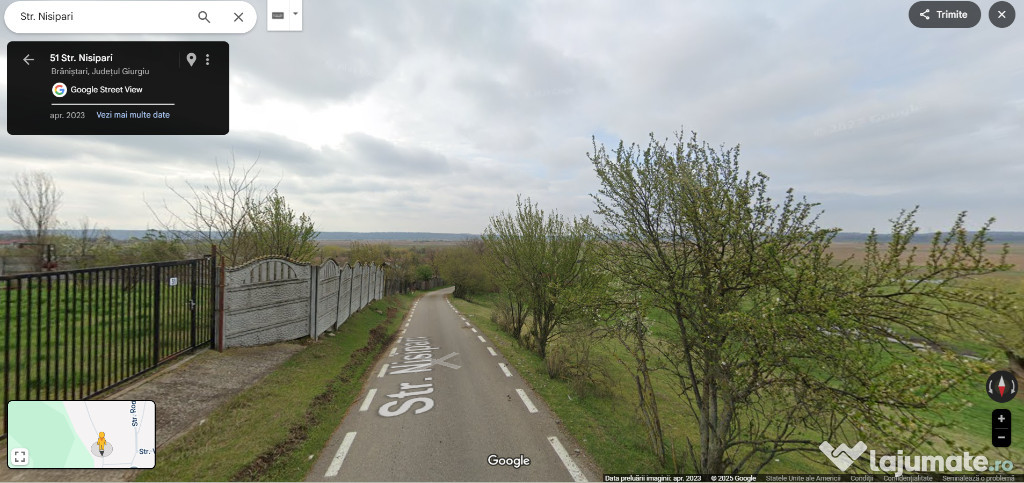 Vand teren Branistari Calugareni