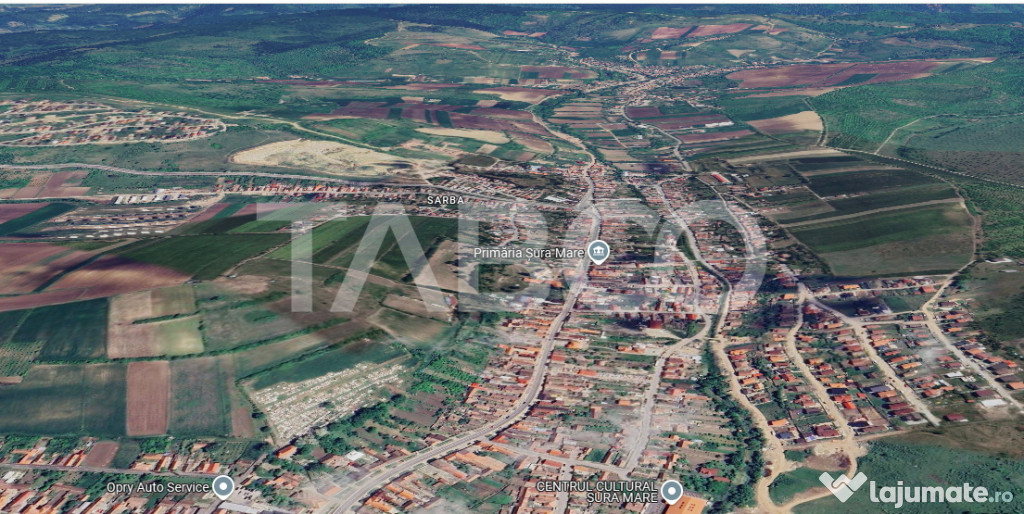 Teren de vanzare 1030mp intravilan Sura Mare zona deosebita