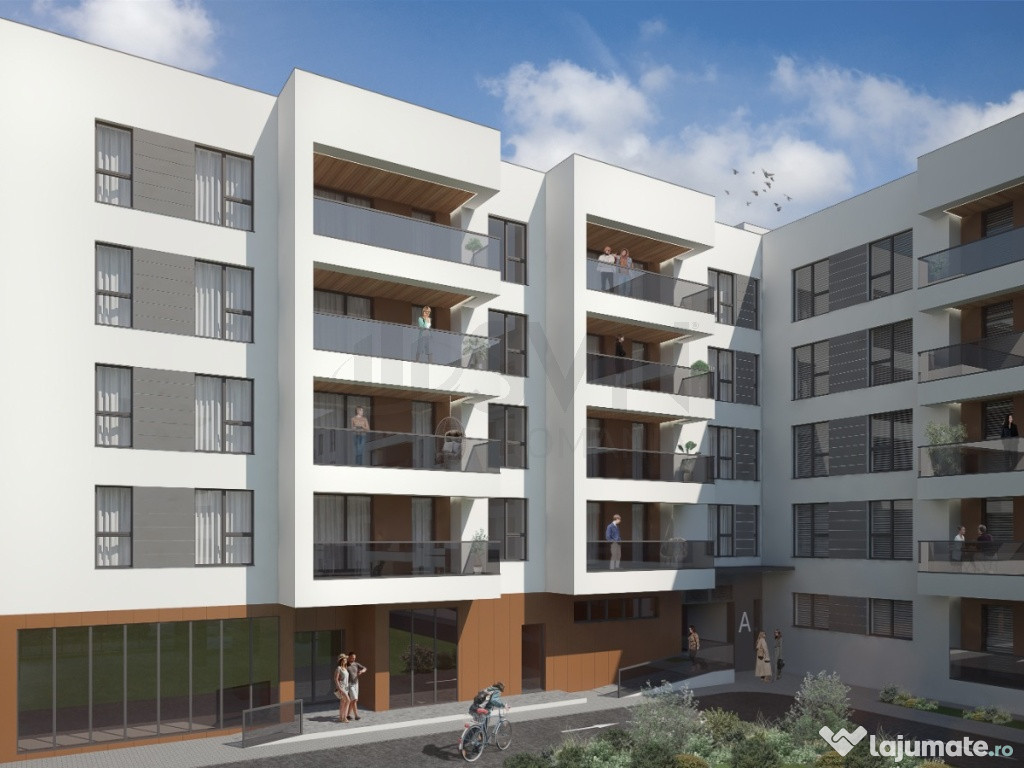 Apartament 4 camereI parter cu Gradina 55 mp