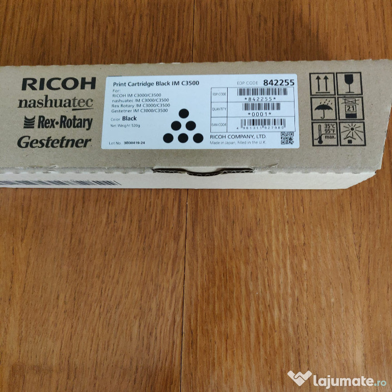 RICOH - C3500 Print Cartridge Black IM - toner cartus original