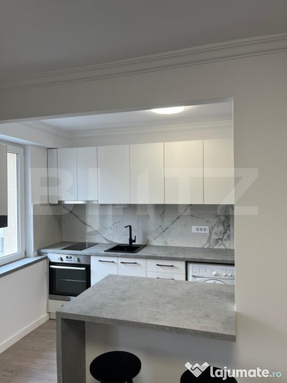 Apartament de inchiriat, cu 2 camere, 40mp, semidecomandat,