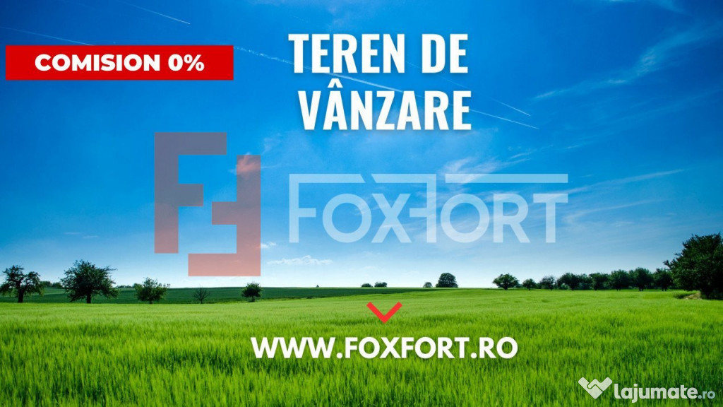 COMISION 0% Teren intravilan cu autorizatie de constructie d