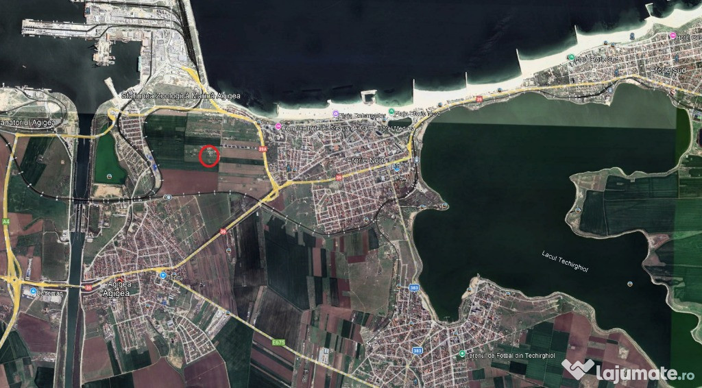 Teren de vanzare in Agigea zona Golful Pescarului