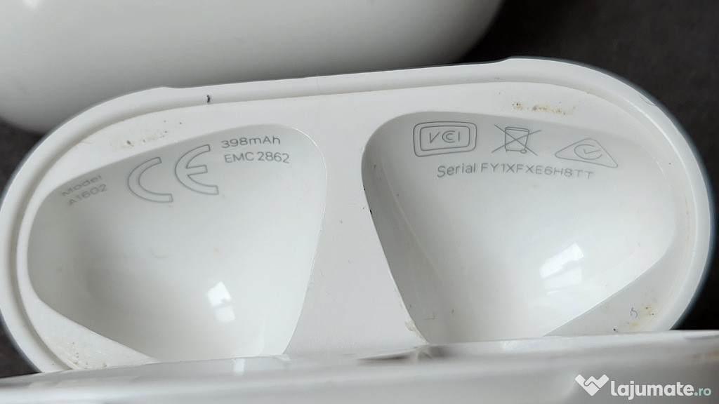Apple incarcator casti AirPod 1 si 2 Generatie model A1602 fuctionale