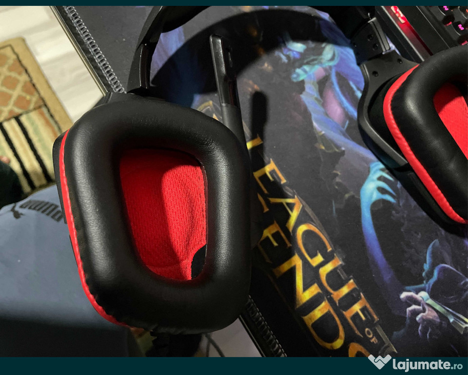 Căști Gaming Logitech G332 Stereo,Microfon integrat