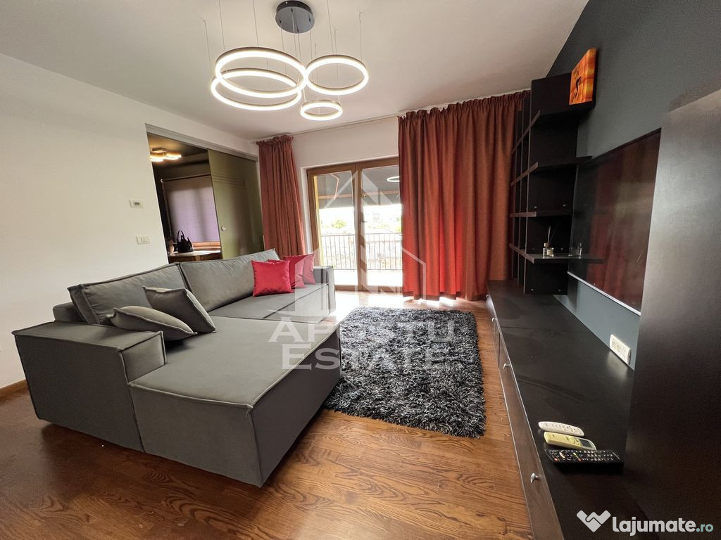 Apartament cu 3 camere, centrala proprie ,AC, zona Girocului