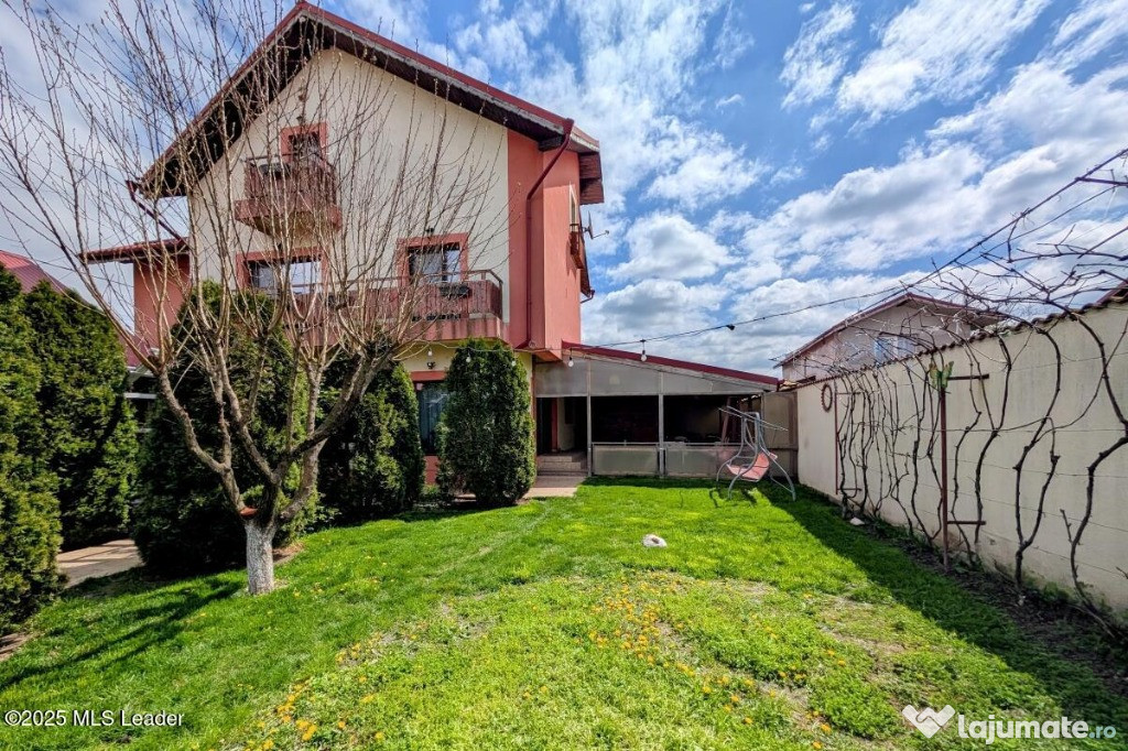 Branesti, Vila P+1+M, 4 dormitoare, 5 bai, 273 mp utili, 501 mp teren