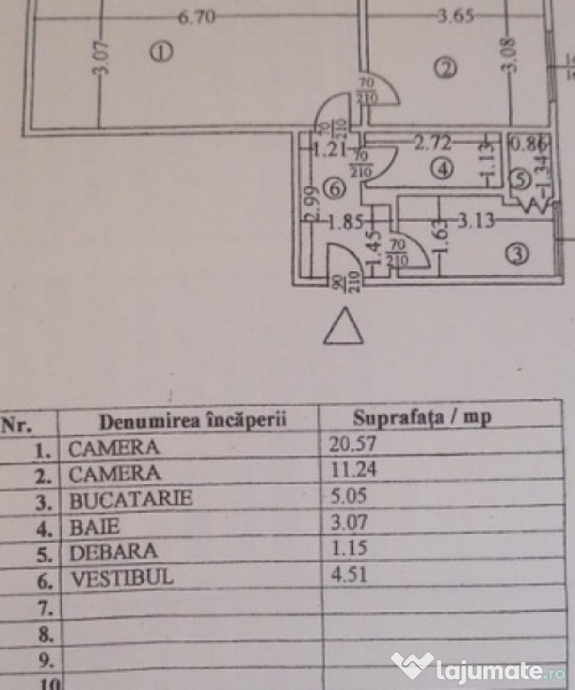 Apartament de 2 camere ( CU CENTRALA )-Brancoveanu-Oltenitei
