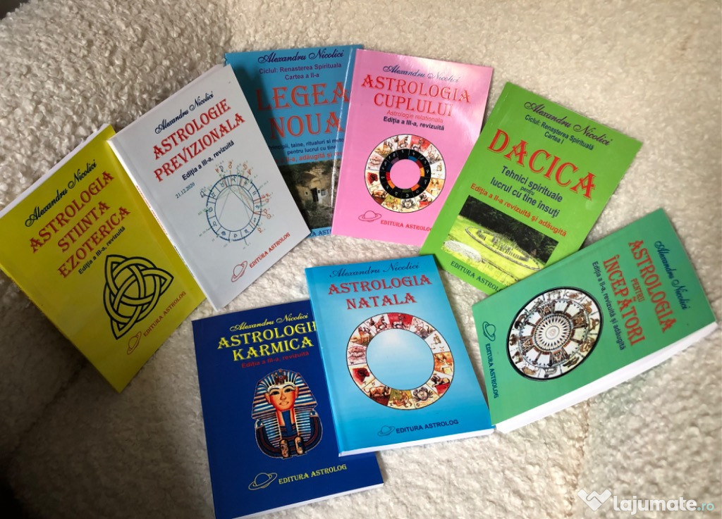 Set 8 carti de astrologie