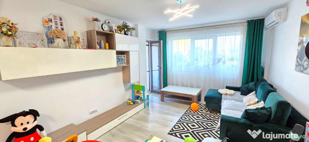 EXCLUSIV! Apartament 2 camere 60 mp, MOBILAT + parcare ROND CUG