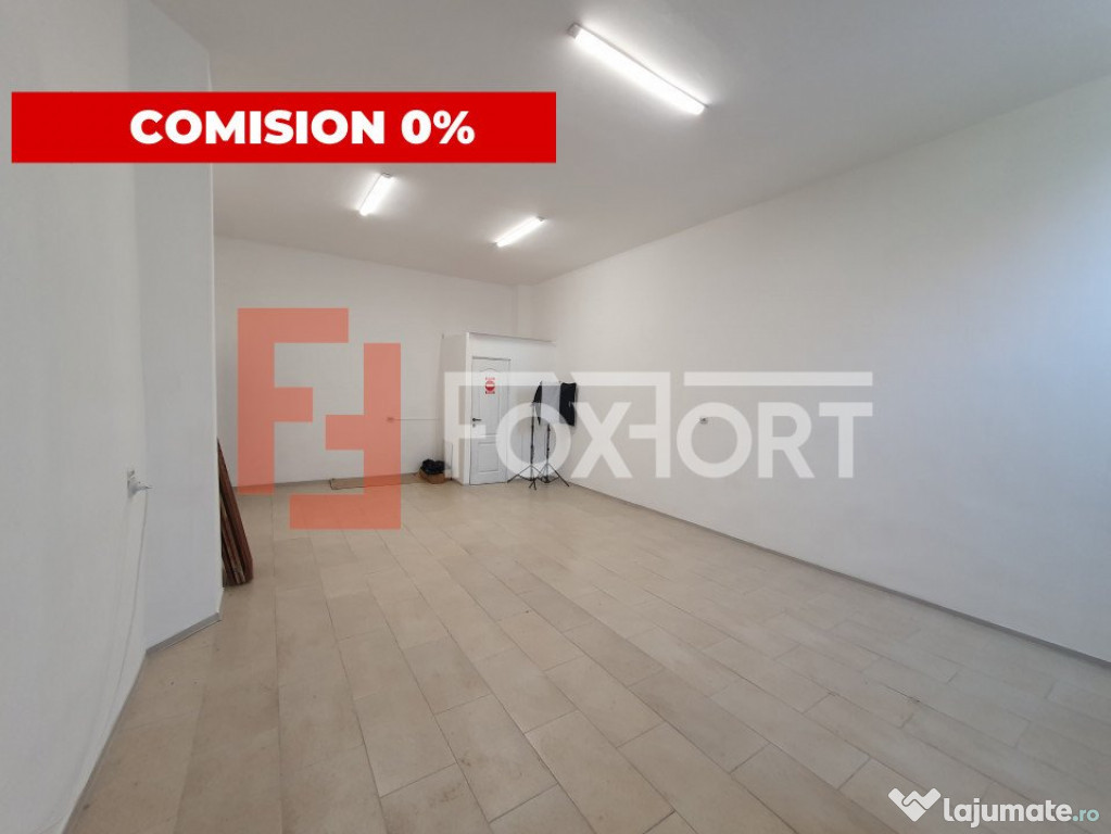COMISION 0% Spatiu comercial open space, zona Iosefin