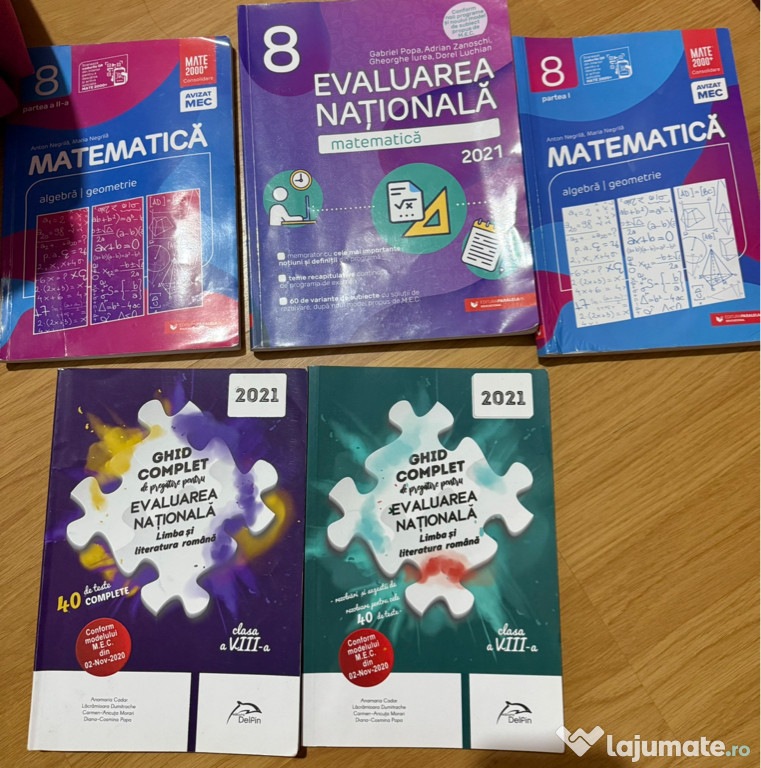 Set complet evaluarea nationala romana+matematica