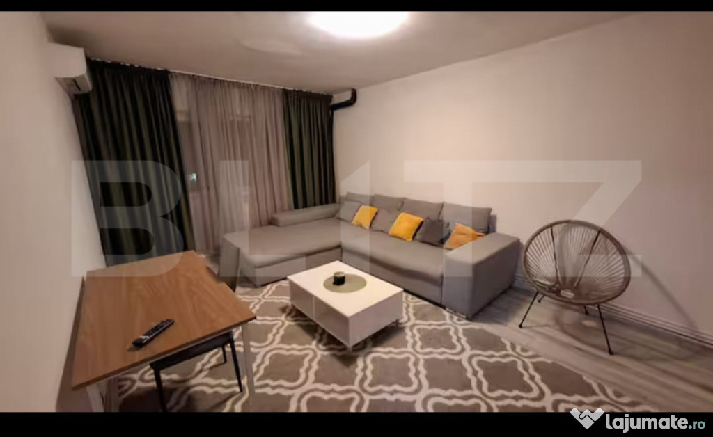 Apartament cu 3 camere, decomandat, etaj 1, centrala si AC,