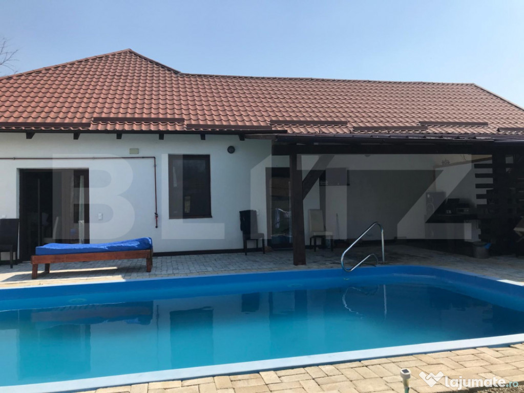 ???? Casă Modernă cu Piscină, Foișor și Teren Generos-T