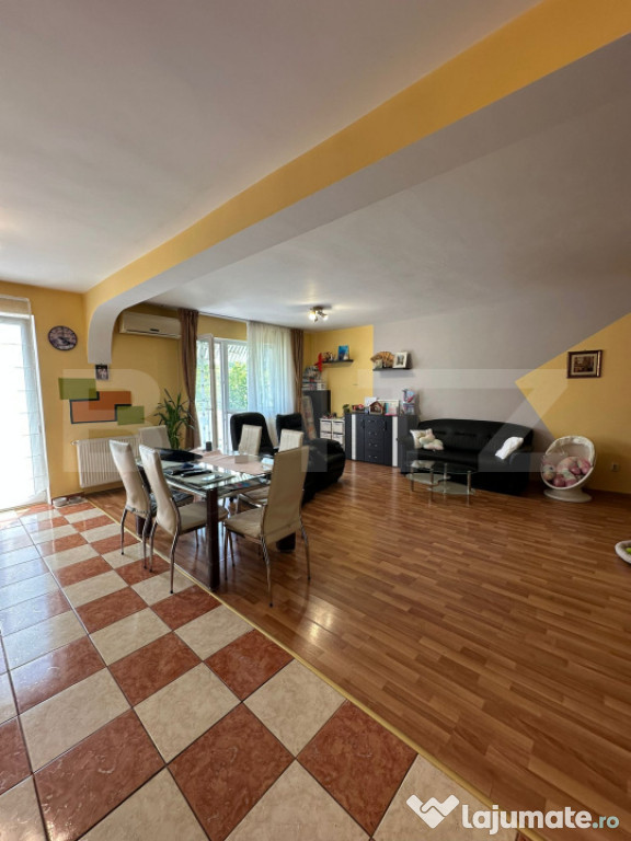 Apartament 2 camere 62 mp + balcon 6 mp, mobilat, lângă p?