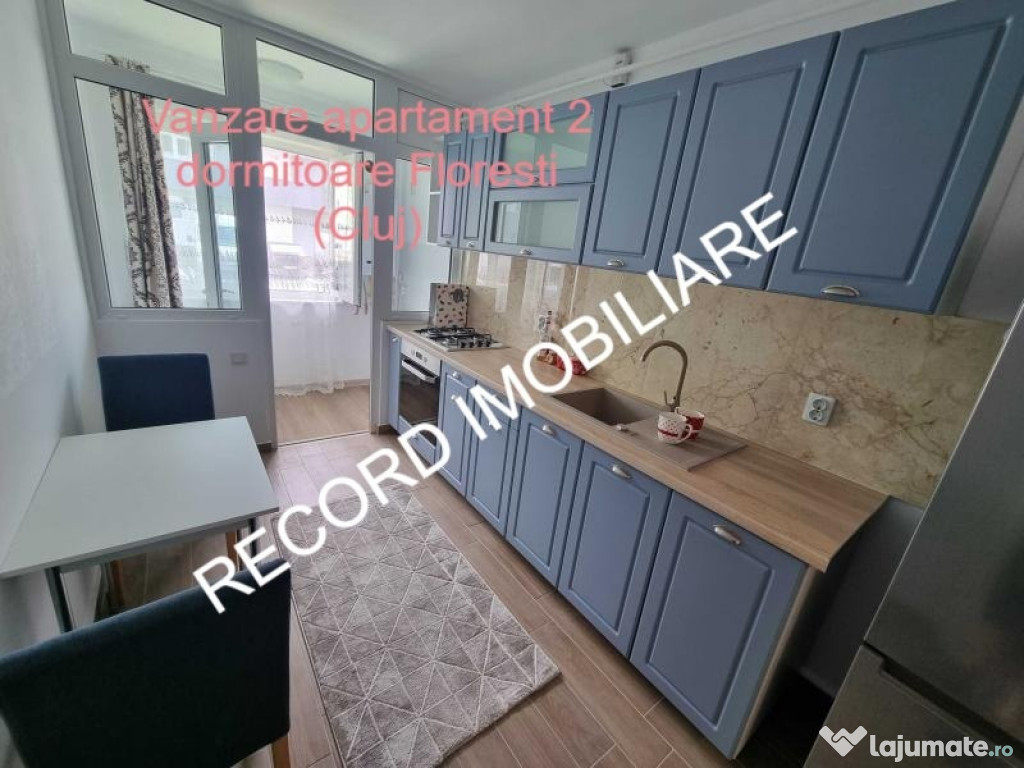 Apartament 2 dormitoare, sup.57 mp, parter Floresti
