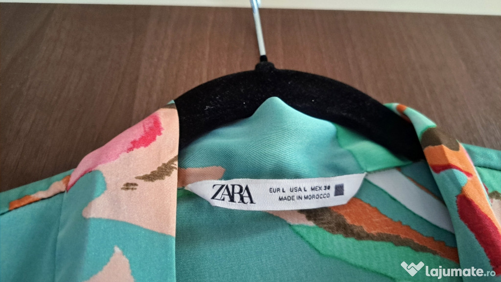 Rochie de vară , din mătase, Zara