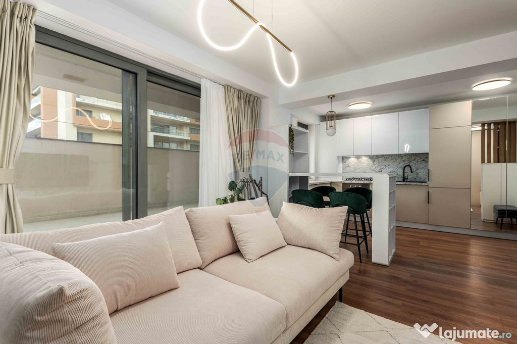 Apartament lux cu 2 camere și terasă generoasă 50 mp P...