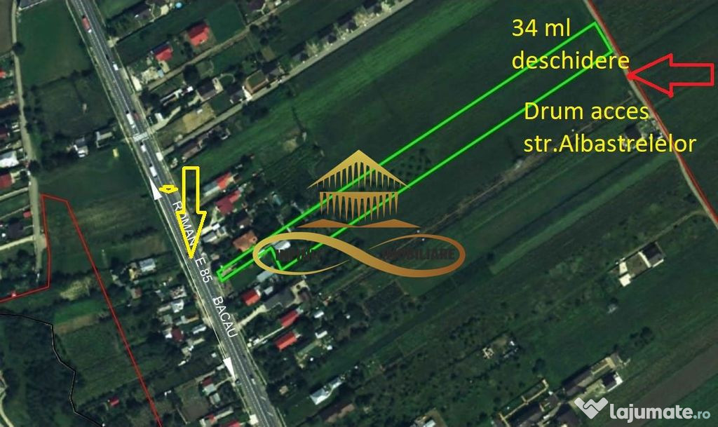 Teren pentru investitori la Calea Romanului 9000 mp