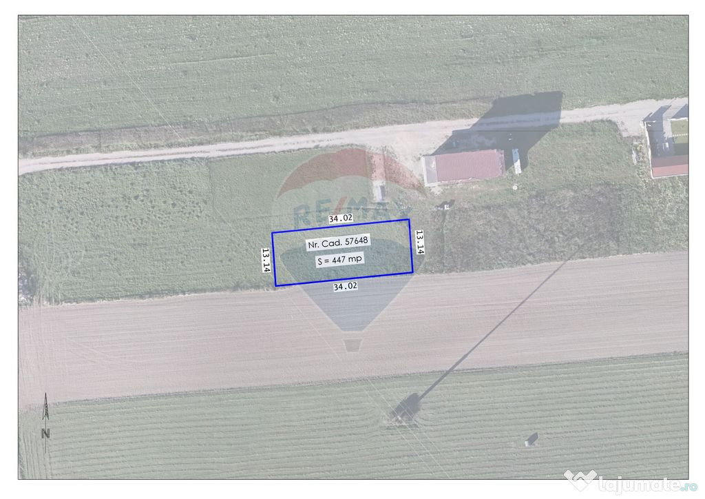 De vânzare Teren intravavilan 447mp Sânmartin
