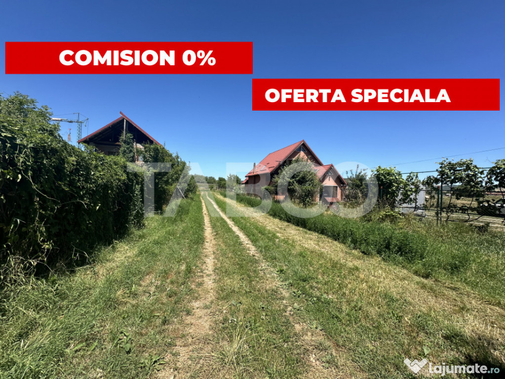Comision 0% Teren intravilan 2000 mp cu utilitati zona Oltul