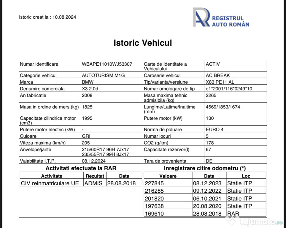 Bmw e83 x3 automat 2008