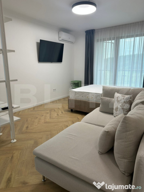 Vânzare apartament 2 camere – mobilat modern, 49.12 mp +