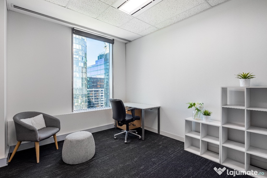 Spațiu de birou privat pentru 2 persoane în Regus Hermes