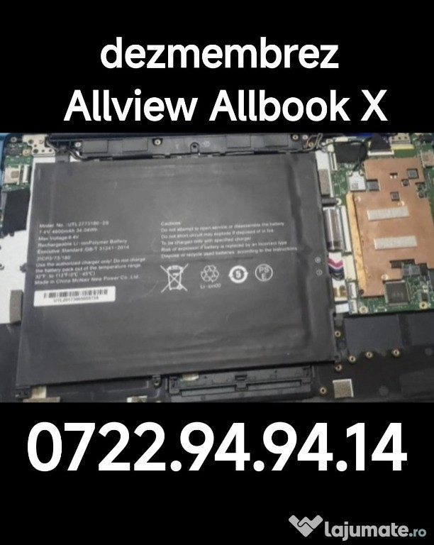 Dezmembrare Laptop Allview Allbook X